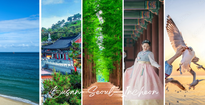 Busan - Seoul - Incheon (Vietjet Air)