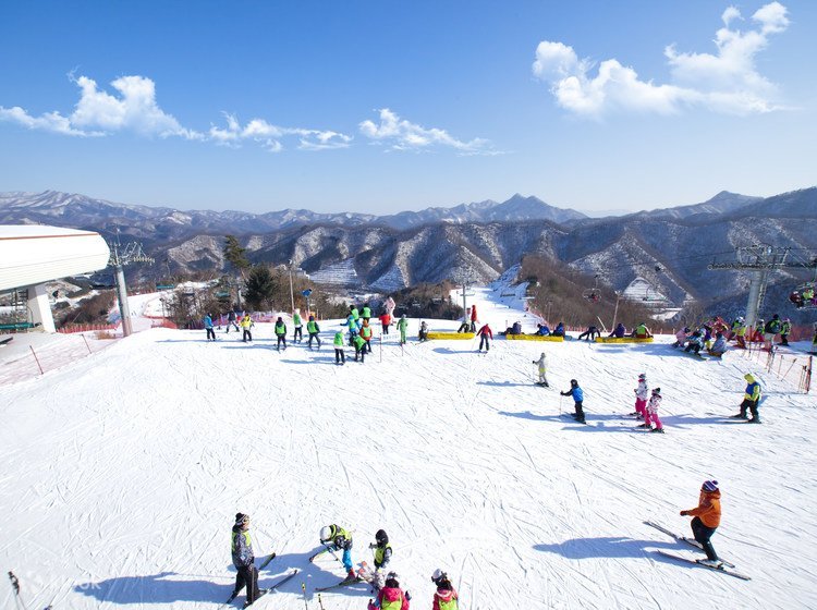 Seoul - Lotte World - Trượt tuyết Elysian - Thư viện sách Starfield - Namsan (Bay tối)