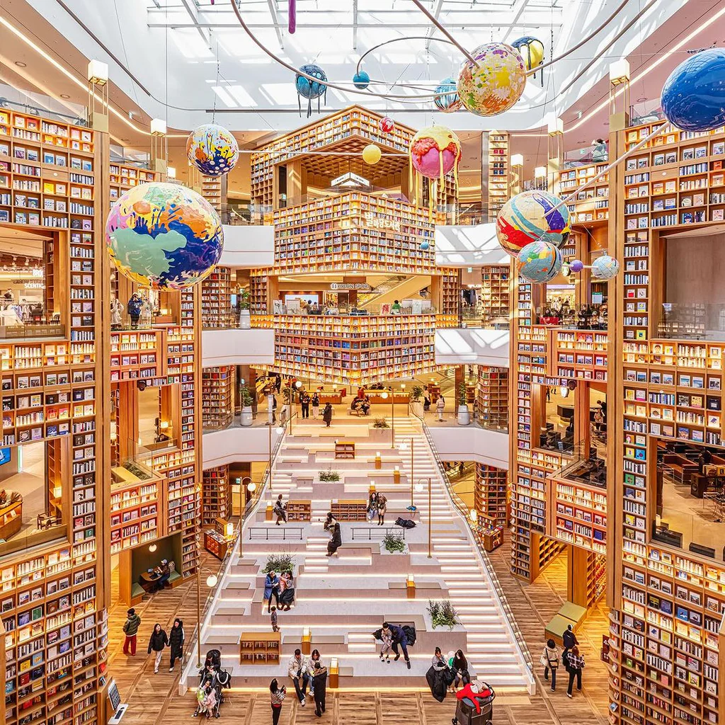 Seoul - Lotte World - Trượt tuyết Elysian - Thư viện sách Starfield - Namsan (Bay tối) - Ảnh 3