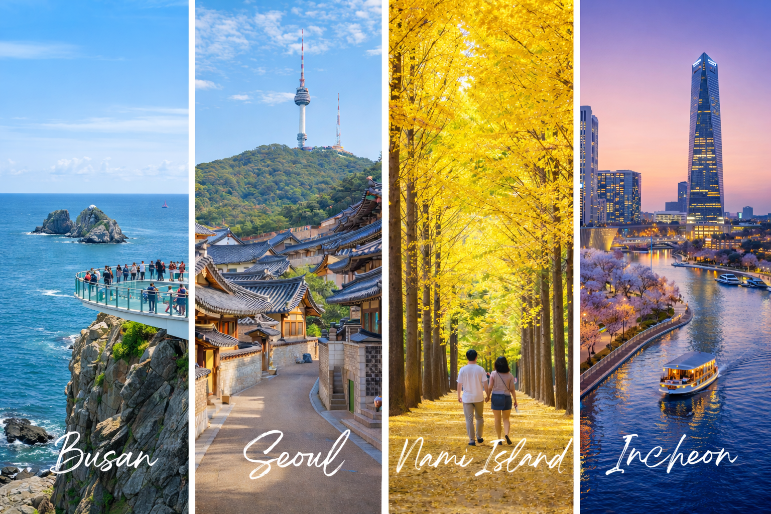 Busan - Seoul - Nami - Incheon (6N5Đ)